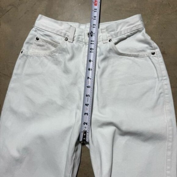Vintage Levi’s 900 Series White Denim Jeans Size 10 Women’s Measure 26x30 - Picture 9 of 13